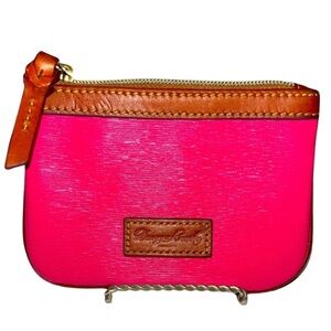 Dooney & Bourke Cork Leather Wristlet, Pink